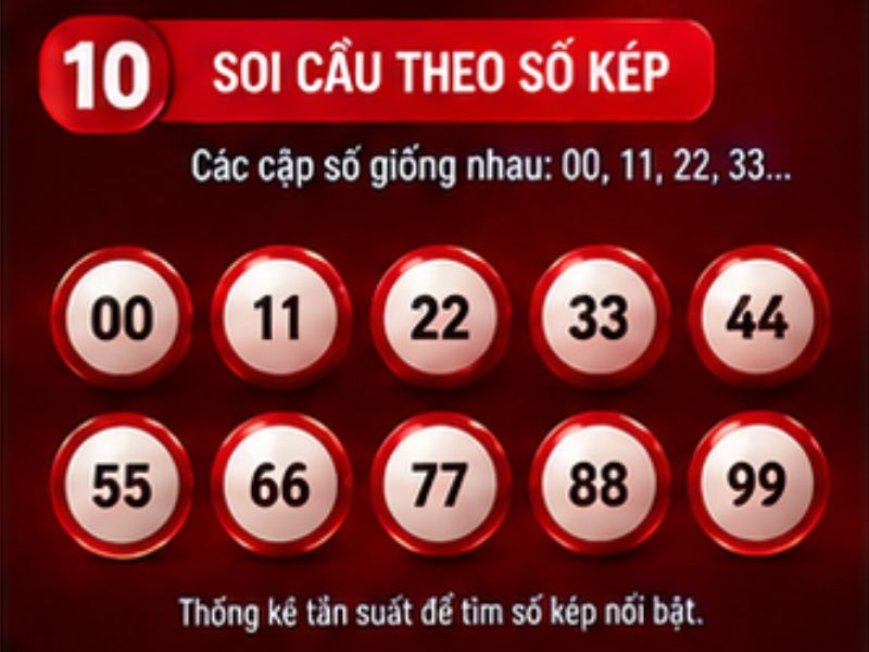 Soi cầu bạch thủ theo dạng số kép