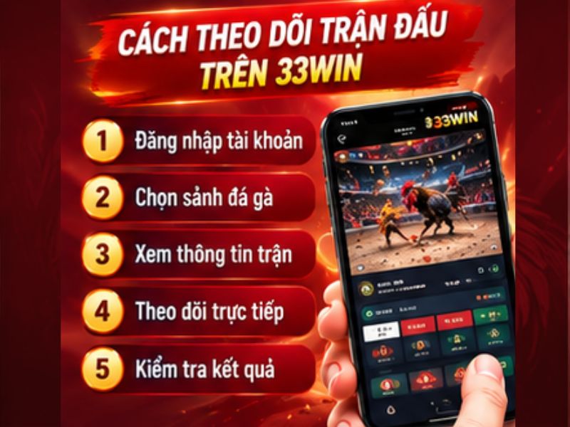 Cách Theo Dõi Đá Gà Cựa Dao 33WIN