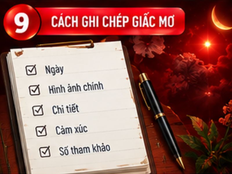 Cách ghi chép giấc mơ để tra cứu chính xác hơn