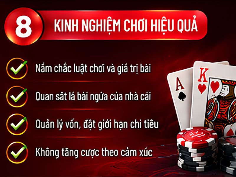 Kinh nghiệm chơi Blackjack dành cho người mới